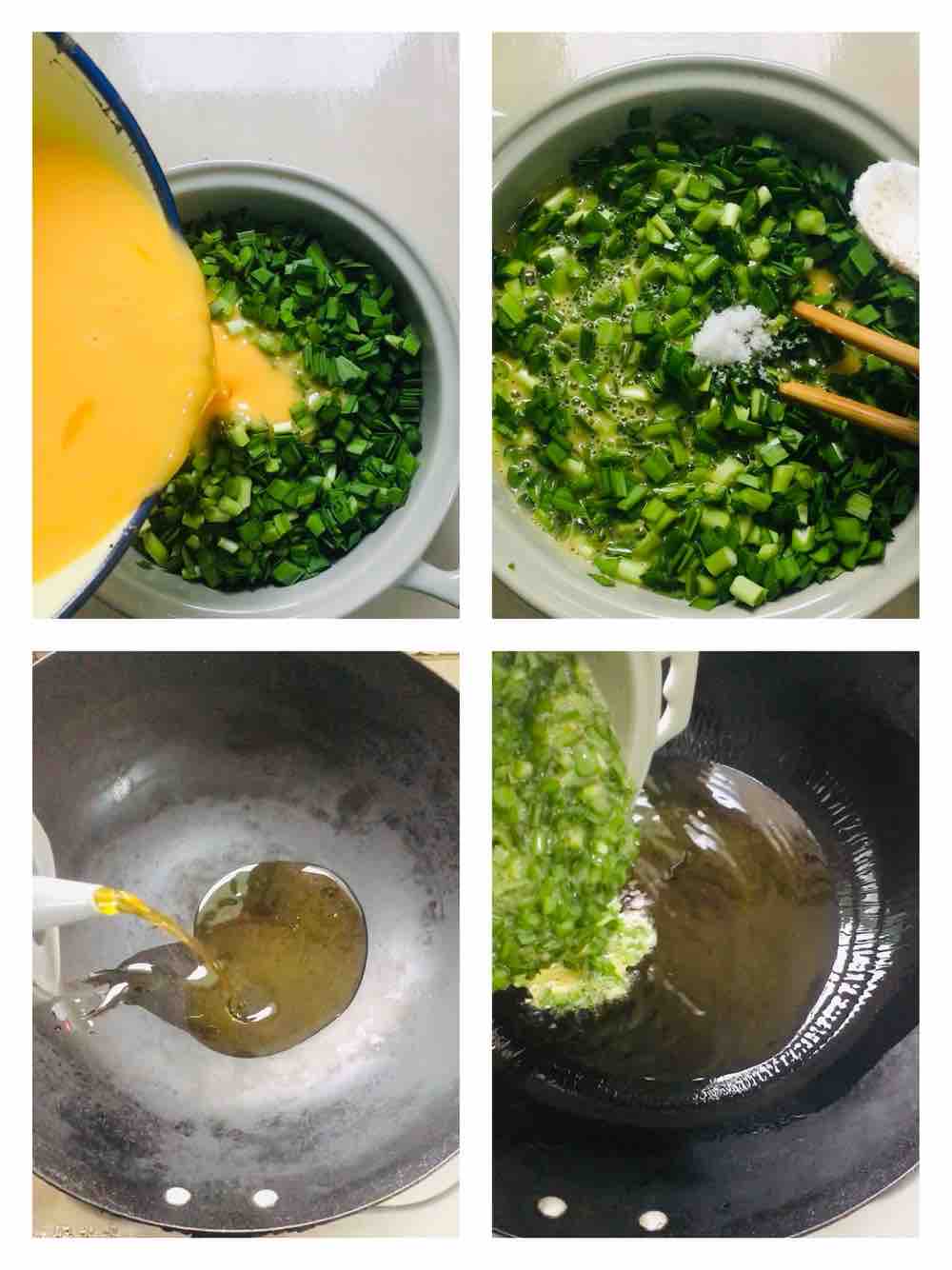 原汁原味韭菜炒鸡蛋的做法-家常味炒菜谱