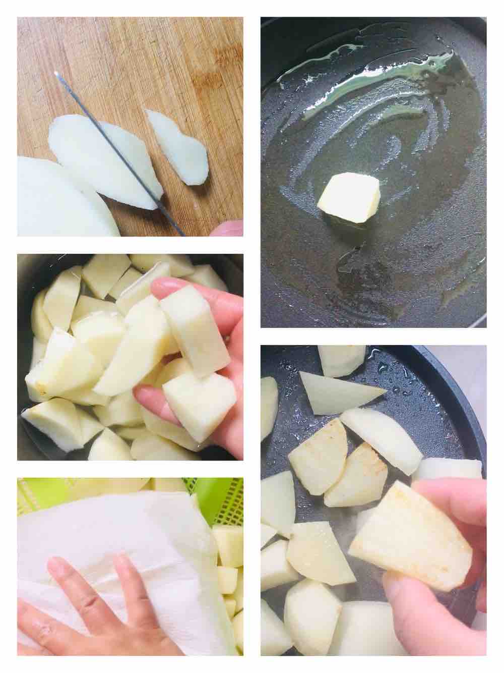 土豆比肉好吃系列土豆排骨的做法-咸鲜味炒菜谱