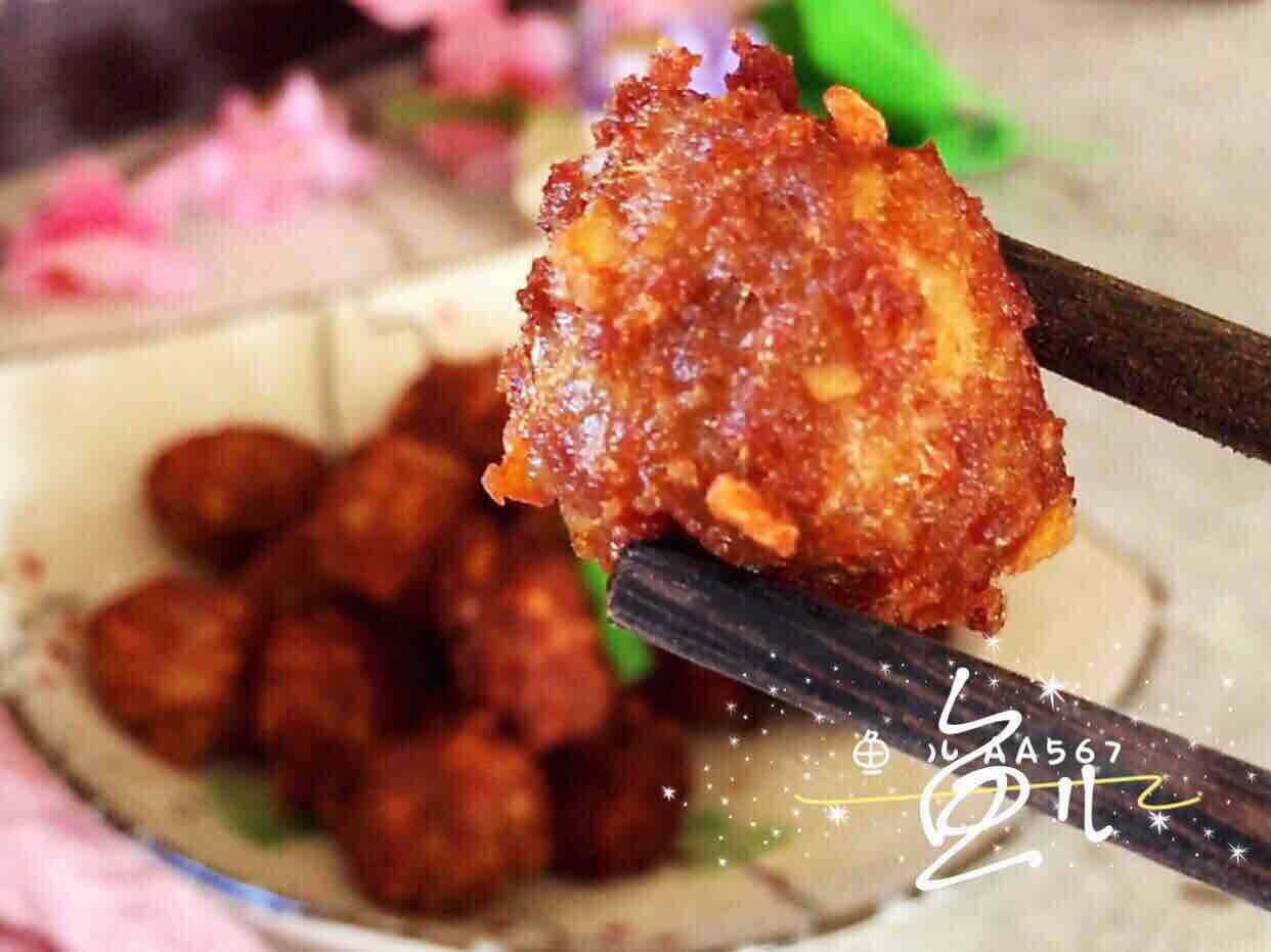 莲藕肉丸的做法-家常味炸菜谱