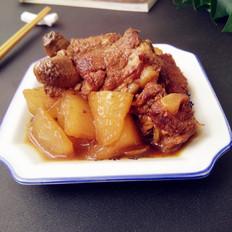 红烧排骨烩冬瓜的做法-咸鲜味烩菜谱
