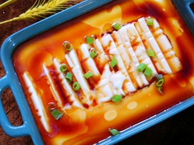 水豆腐蒸蛋的做法-家常味蒸菜谱