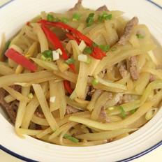 佛手瓜炒肉丝的做法-家常味炒菜谱