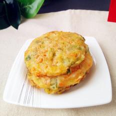 芹菜叶胡萝卜小饼的做法-家常味煎食谱