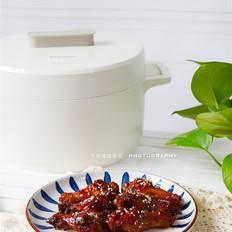 懒人版蜜汁鸡翅根的做法-甜味炖菜谱