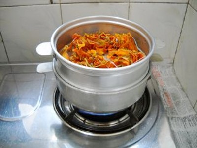 椒盐南瓜干的做法-其它口味蒸菜谱