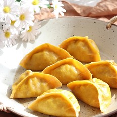 南瓜海麻线蒸饺，今儿立冬吃饺子了吗？的做法-咸鲜味蒸菜谱