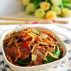 苦瓜干炒腊肠的做法-家常味炒菜谱