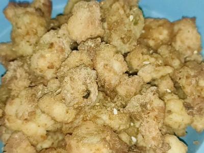 烧烤味的酥脆鸡米花的做法-咸鲜味炸菜谱