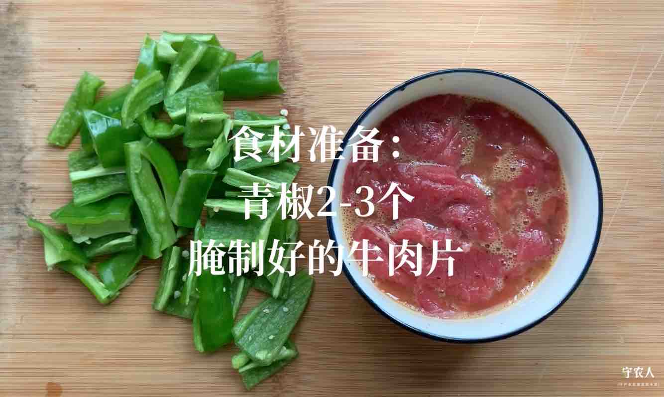 青椒肉片的做法-家常味炒菜谱