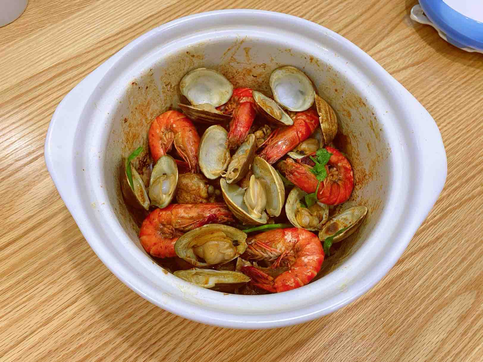 海鲜鸡煲的做法-咸鲜味焖菜谱