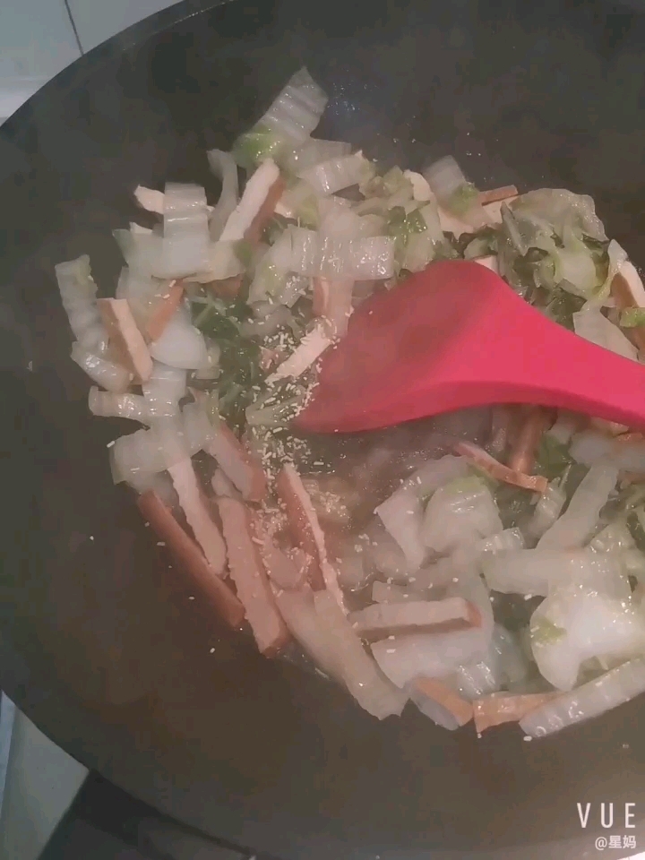 茭菜炒豆腐的做法-家常味炒菜谱