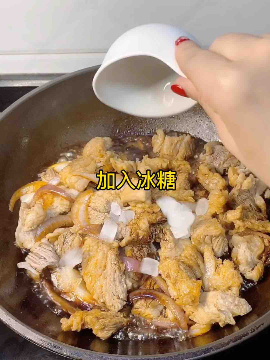 搞点宵夜778，老广最爱的萝卜炖牛腩，真香??的做法-家常味炖菜谱