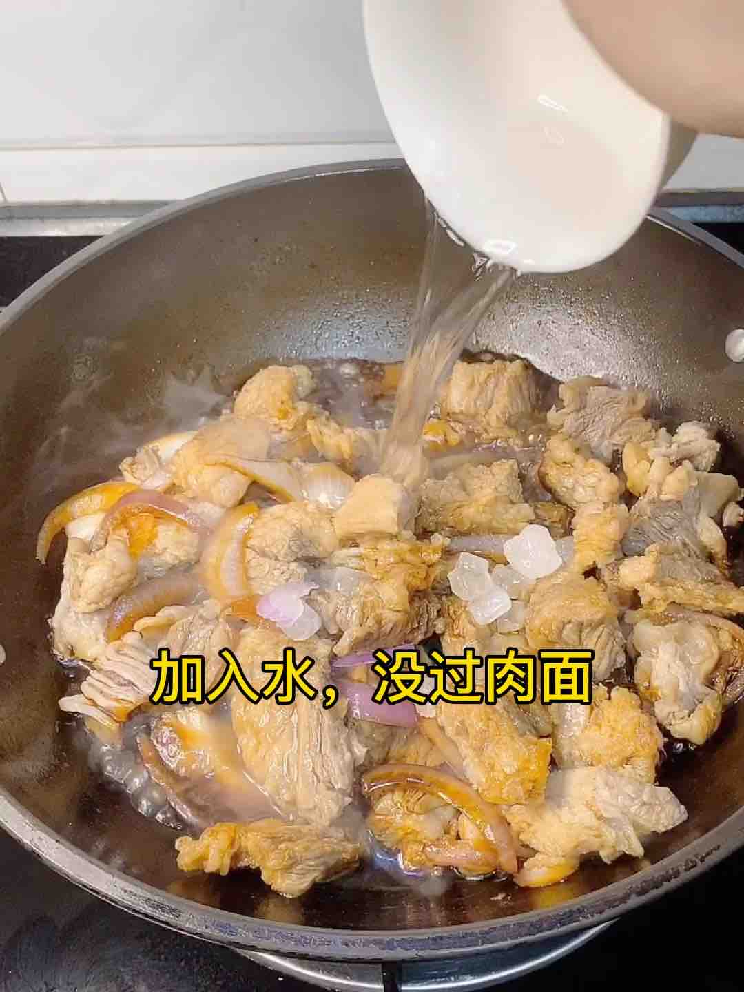 搞点宵夜778，老广最爱的萝卜炖牛腩，真香??的做法-家常味炖菜谱
