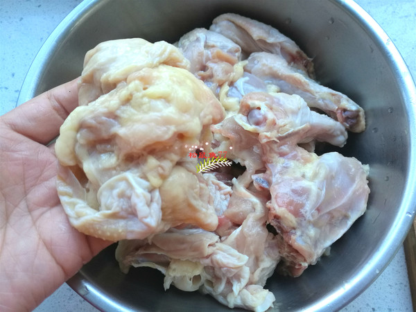 鲜香下饭，无辣版大盘鸡的做法-家常味炒菜谱