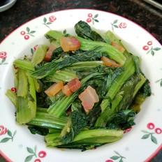 简简单单也不失美味~~腊肉炒芥菜的做法-家常味炒菜谱