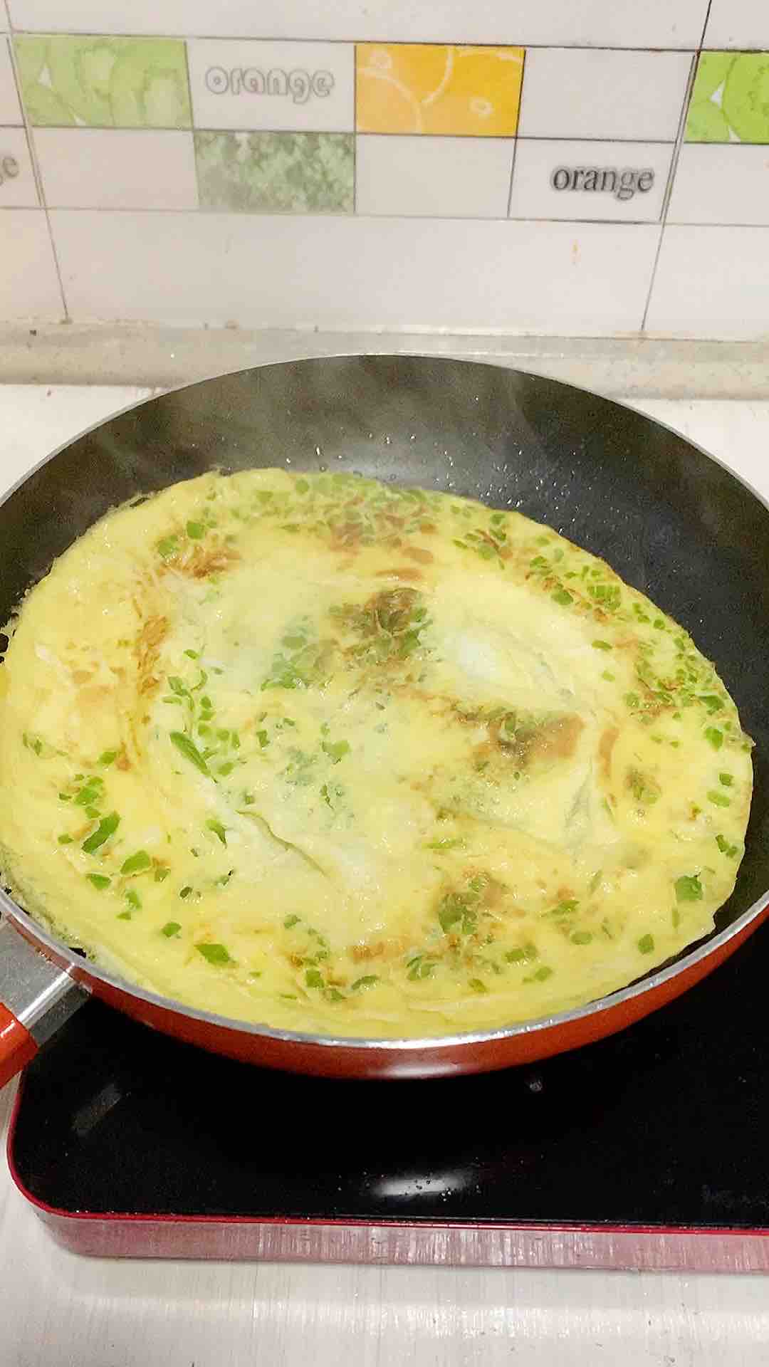 肉松菜椒蛋饼，简单易做孩子喜欢的做法-家常味煎菜谱