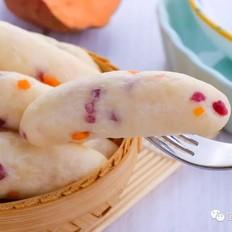 山药双薯条  宝宝辅食食谱的做法-家常味蒸菜谱