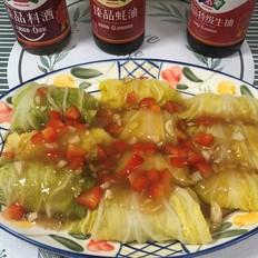 简装易上手的懒汉菜-白菜酿肉的做法-家常味蒸菜谱