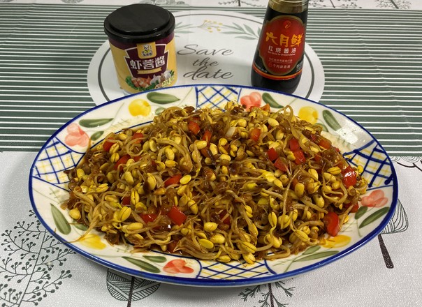 炒黄豆芽加上它好吃的舔盘的做法-咸鲜味炒菜谱-易网健康养生网 炒黄豆芽加上它好吃的舔盘的做法-咸鲜味炒菜谱