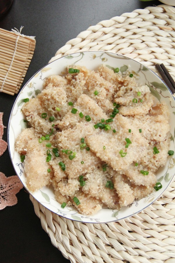 简单方便的蒸菜安排！粉蒸肉，肥而不腻的做法-咸鲜味蒸菜谱