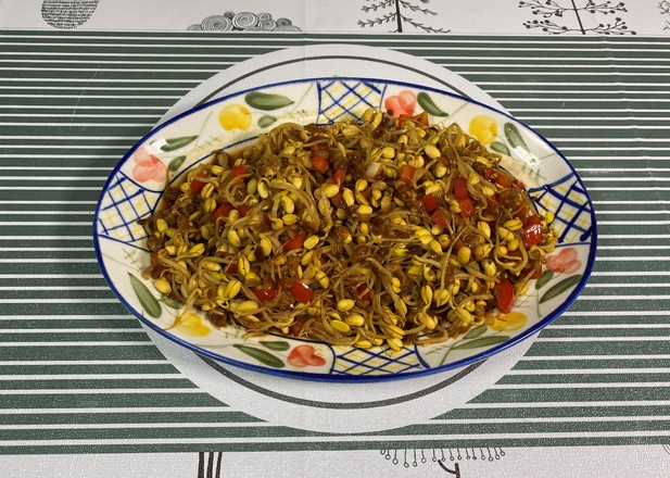 炒黄豆芽加上它好吃的舔盘的做法-咸鲜味炒菜谱-易网健康养生网 炒黄豆芽加上它好吃的舔盘的做法-咸鲜味炒菜谱