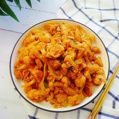 菜花炒鸡蛋的做法-其它口味炒菜谱