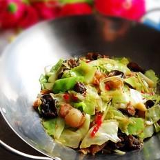 干锅手撕包菜的做法-家常味干锅菜谱