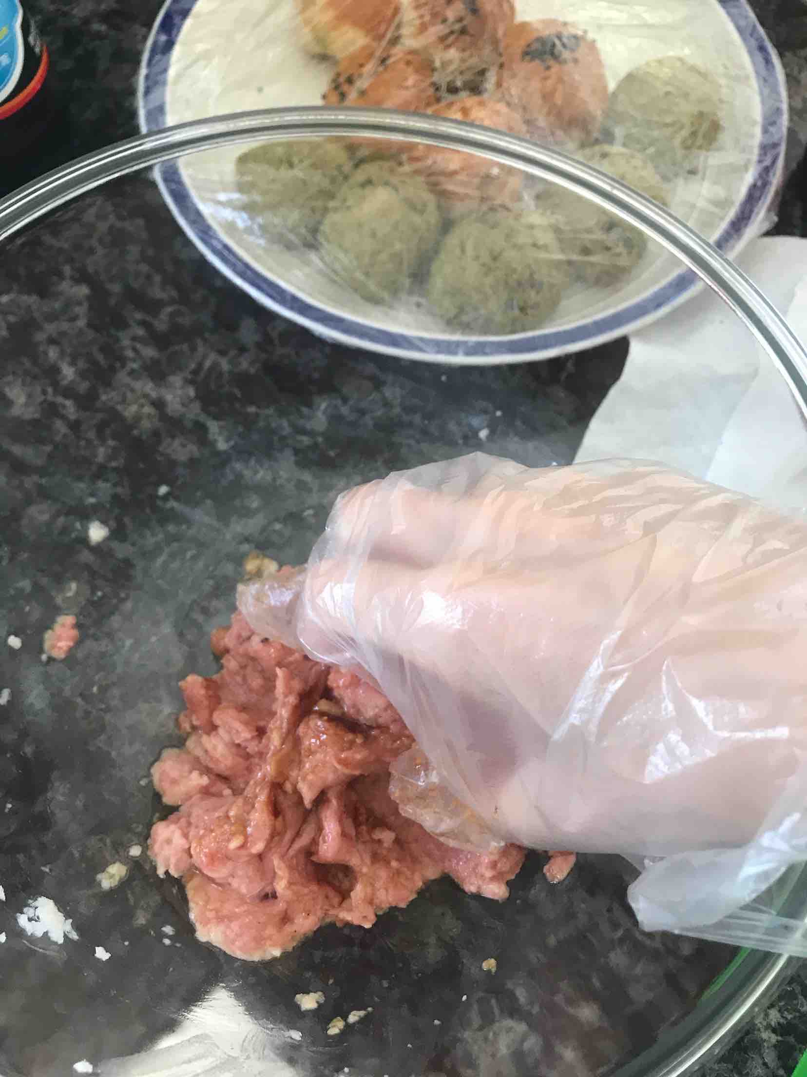 糯米鸡肉丸（减肥版）的做法-家常味蒸菜谱