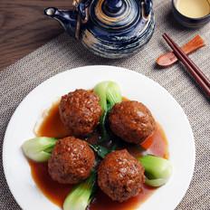 四喜丸子【孔老师教做菜】的做法-家常味炸菜谱