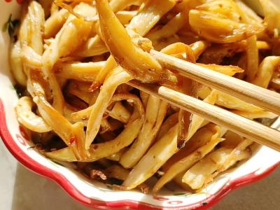 不放一点盐的煸炒杏鲍菇的做法-咸鲜味炒菜谱