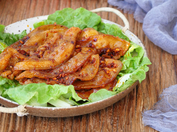 香煎麻辣五花肉的做法-麻辣味煎菜谱