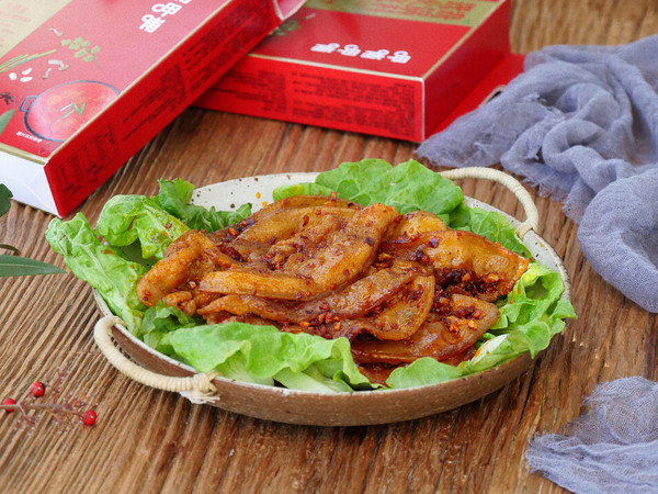 香煎麻辣五花肉的做法-麻辣味煎菜谱