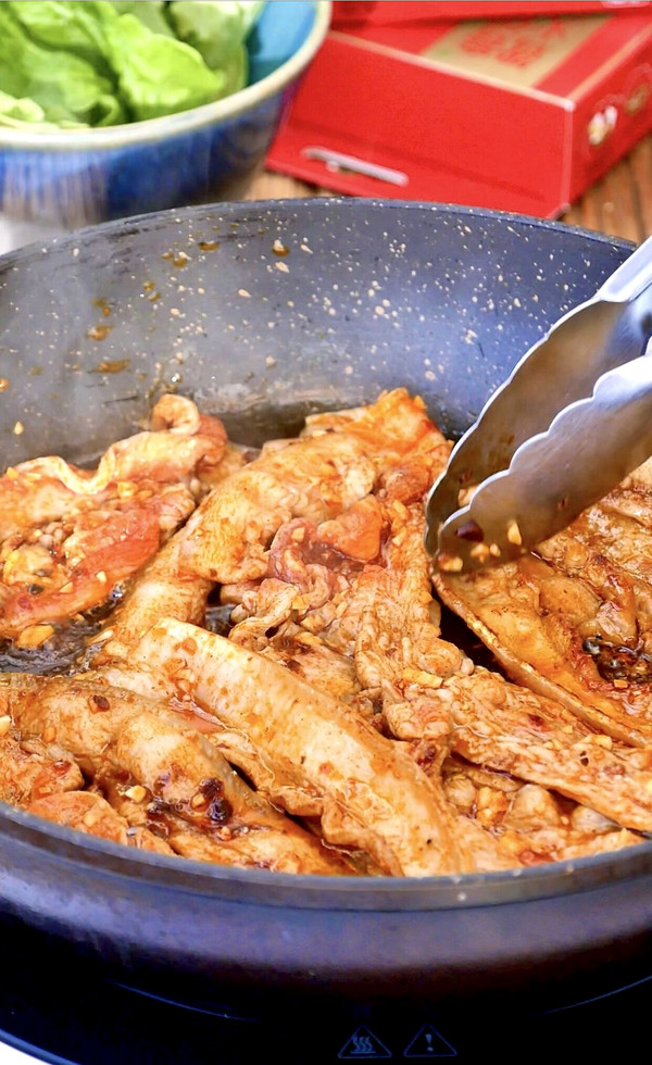 香煎麻辣五花肉的做法-麻辣味煎菜谱