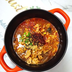 水煮肉片柔嫩的秘诀的做法-麻辣味煮菜谱