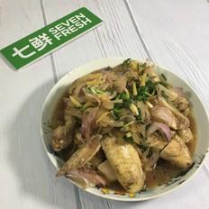 童子鸡只需腌一腌，蒸一蒸，淋上葱油汁，简单又美味的做法-葱香味蒸菜谱
