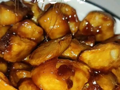 拉出长丝的拔丝土豆的做法-甜味其它工艺菜谱