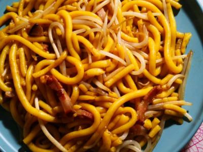 腊肉炒叉子的做法-家常味炒菜谱