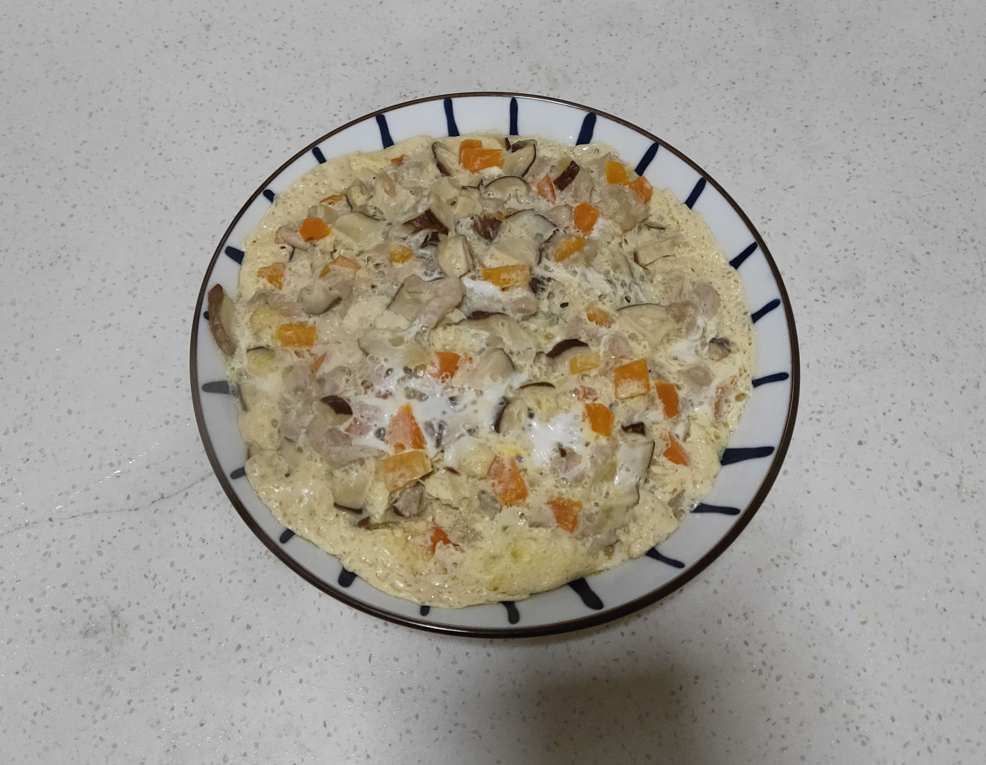 香菇蒸肉末的做法-家常味蒸菜谱