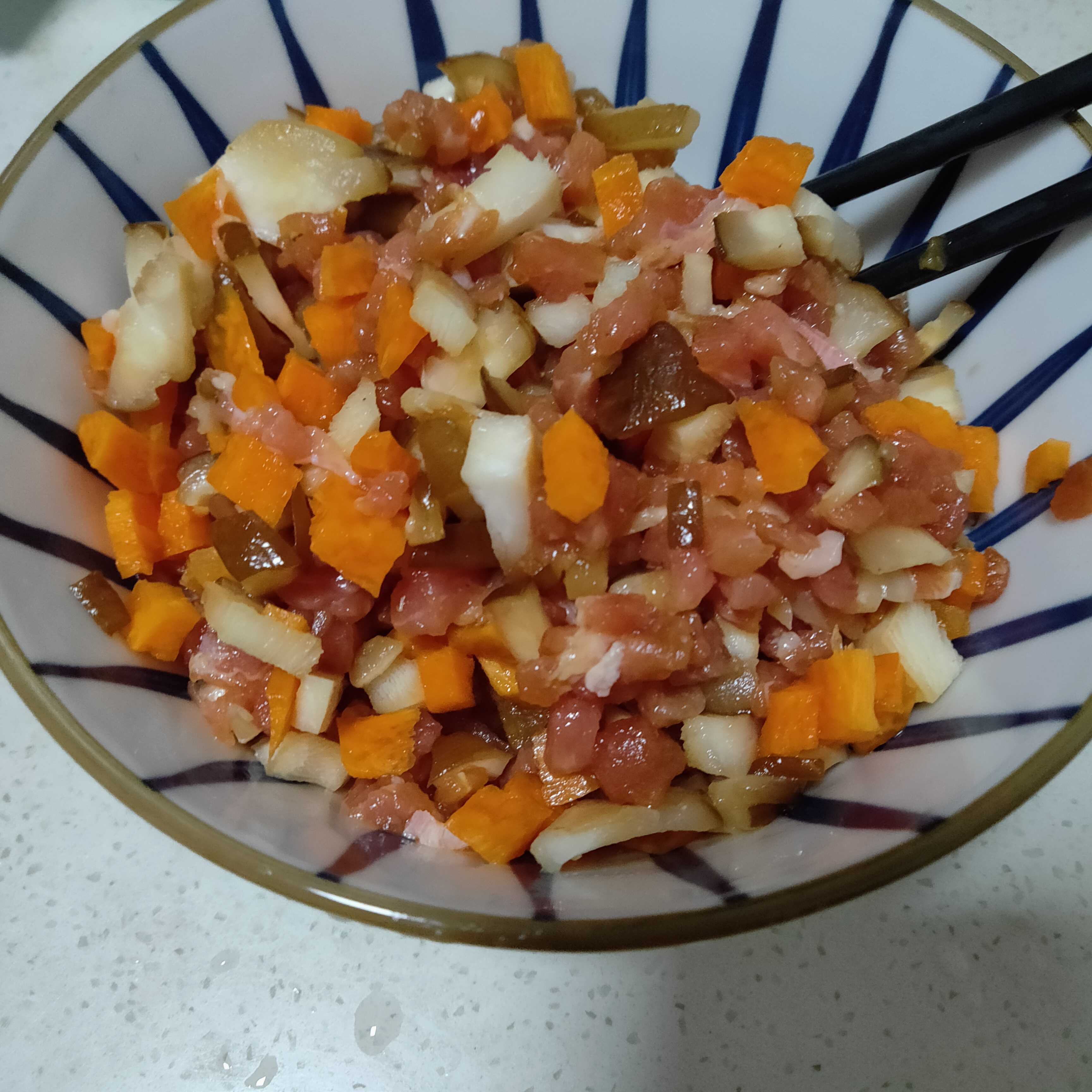 香菇蒸肉末的做法-家常味蒸菜谱