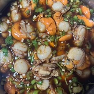 麻辣捞汁扇贝—低辣版的做法-麻辣味拌菜谱