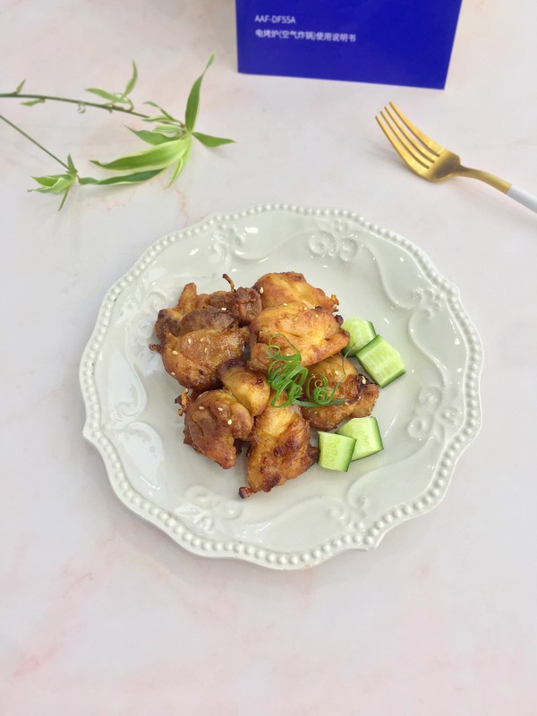 空气炸锅版烤鸡腿的做法-家常味烤菜谱