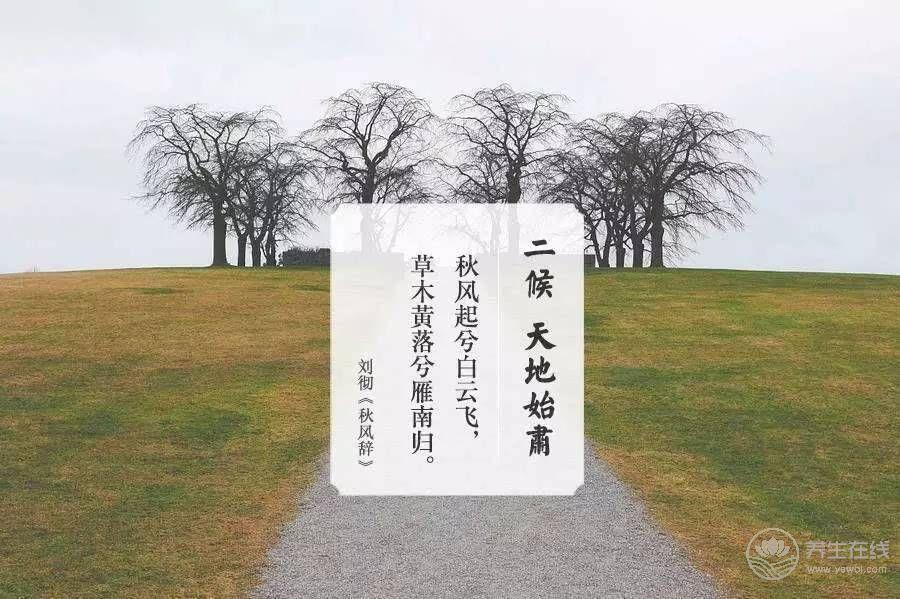 处暑的来历