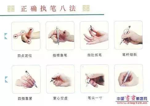 正确的握笔姿势拯救孩子的视力! 正确的握笔姿势拯救孩子的视力!