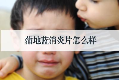蒲地蓝消炎片怎么样
